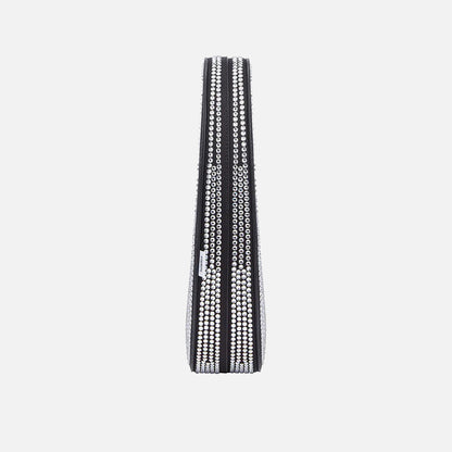 Coperni Crystal Embellished Mini Swipe Bag - Black Crystal