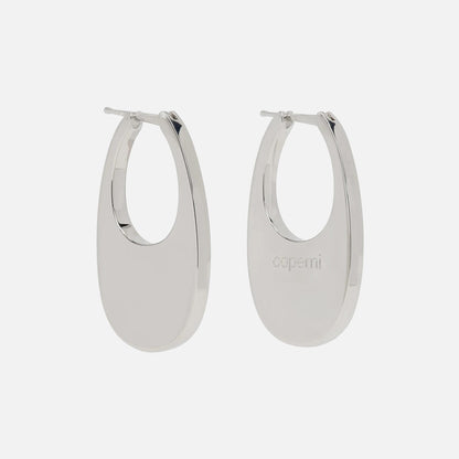 Coperni Medium Swipe Earrings - Silver