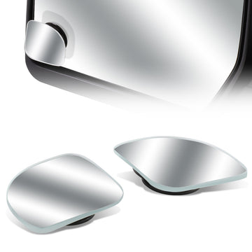 Universal Adjustable Convex Blind Spot Mirror - 2" x 2"
