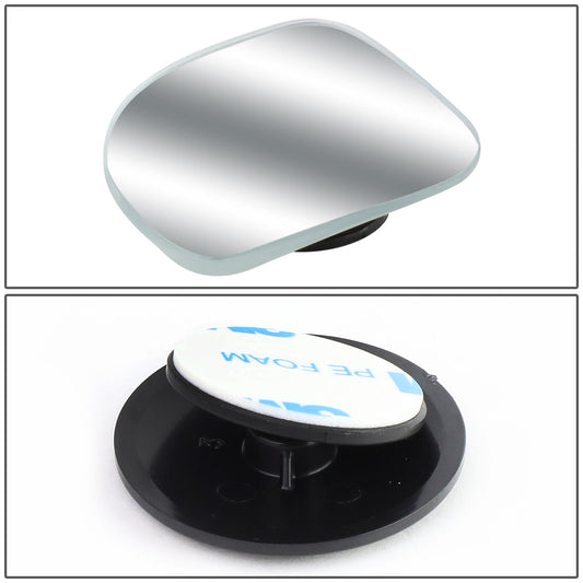 Universal Adjustable Convex Blind Spot Mirror - 2" x 2"
