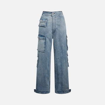 EB Denim Cargo Pants - Rain