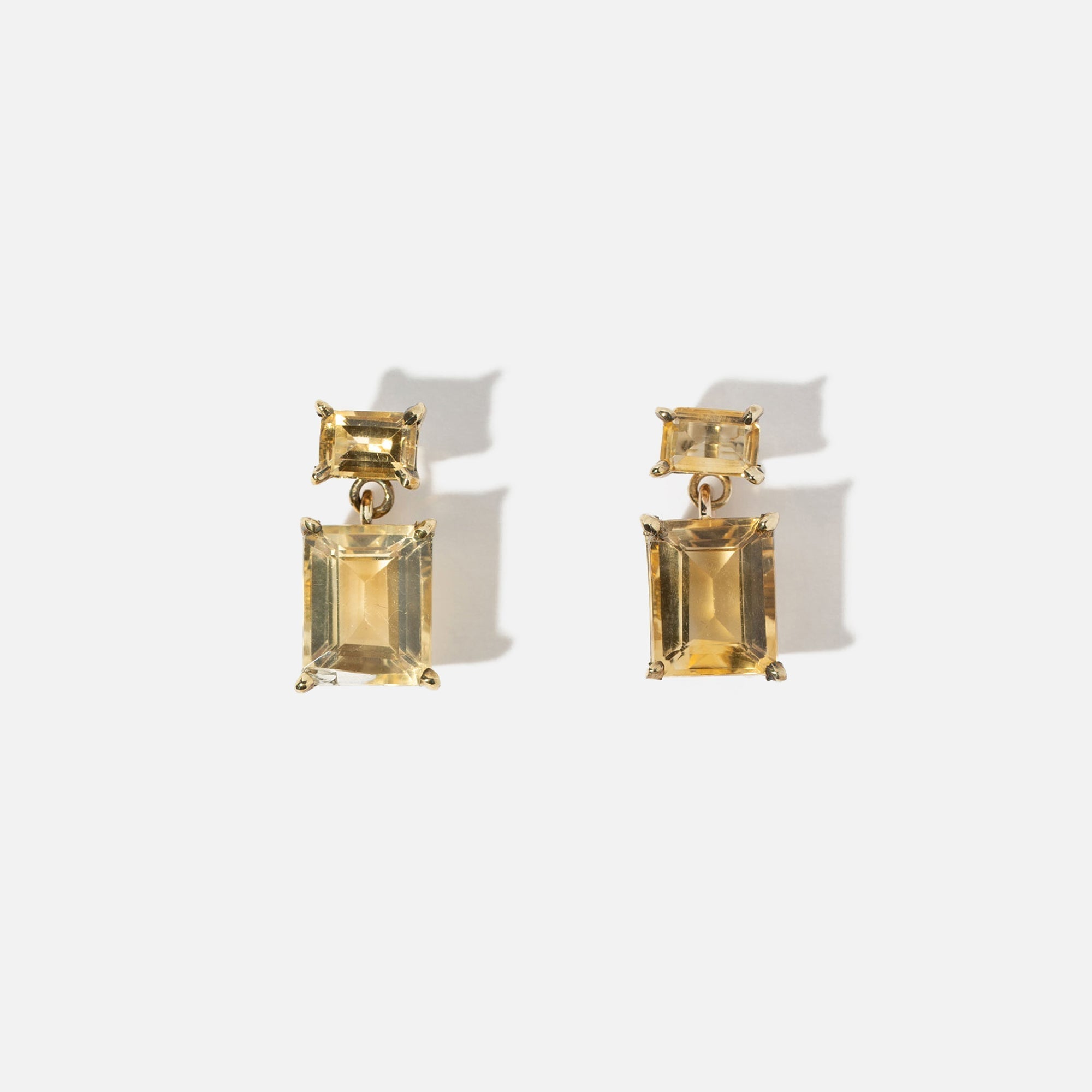 Faris Gem Drops Citrine - Gold