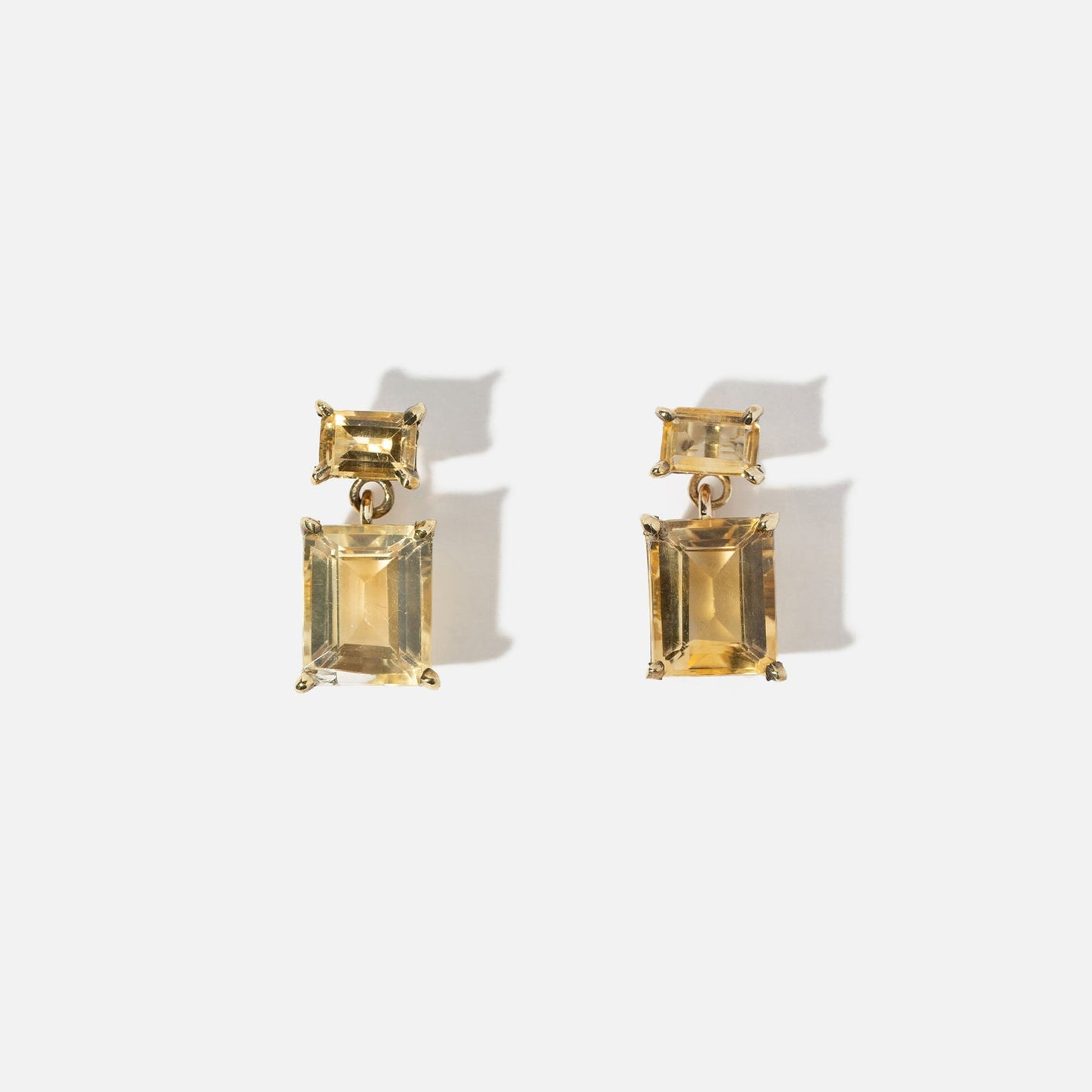 Faris Gem Drops Citrine - Gold