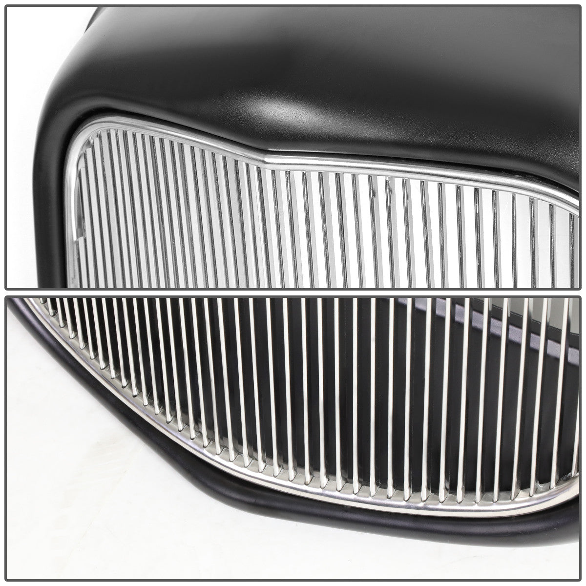 1932 Ford Model B BB 18 Front Grille & Shell - Stainless Steel