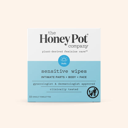 Sensitive Feminine Travel Wipes