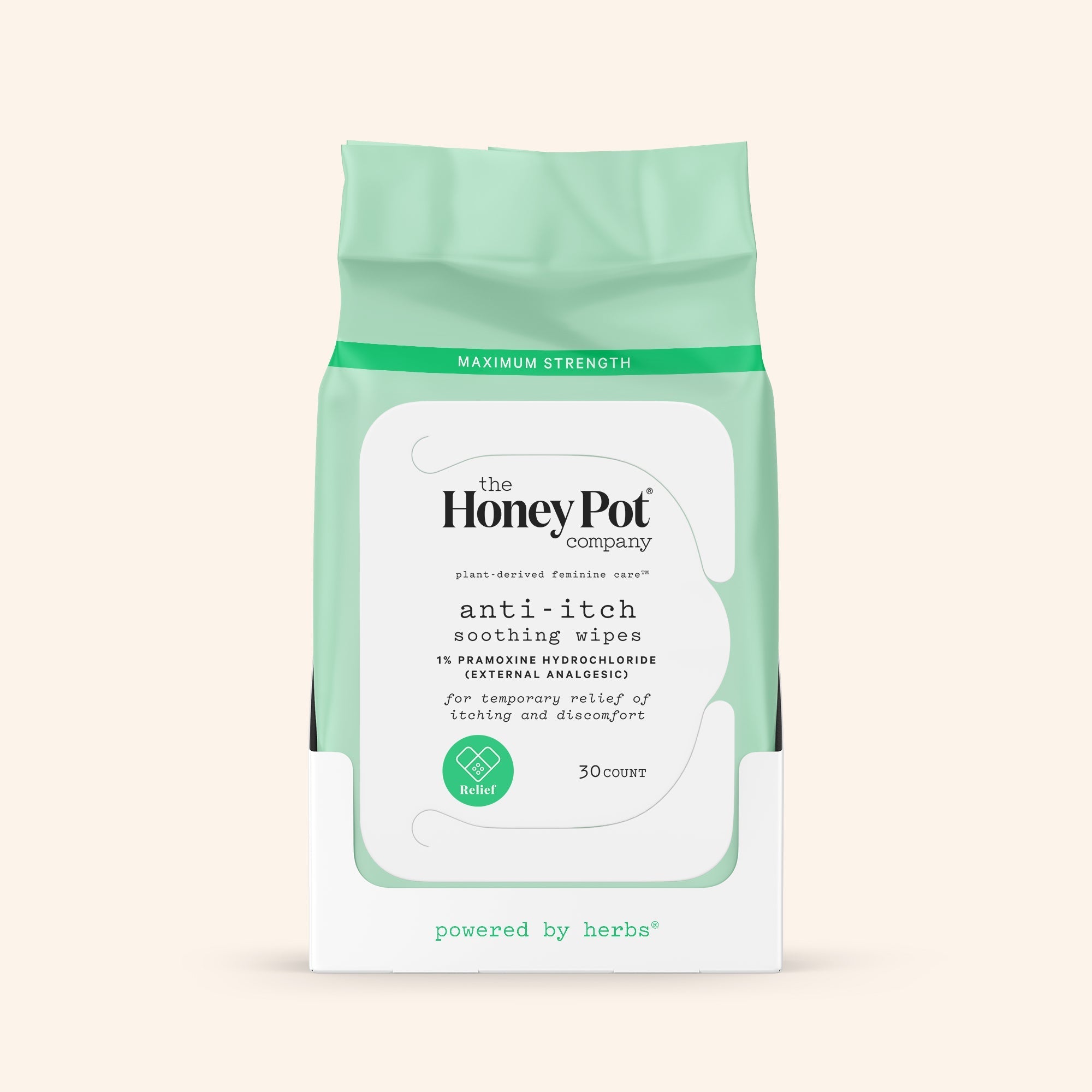 Anti-Itch Soothing Wipes - 1% Pramoxine Hydrochloride