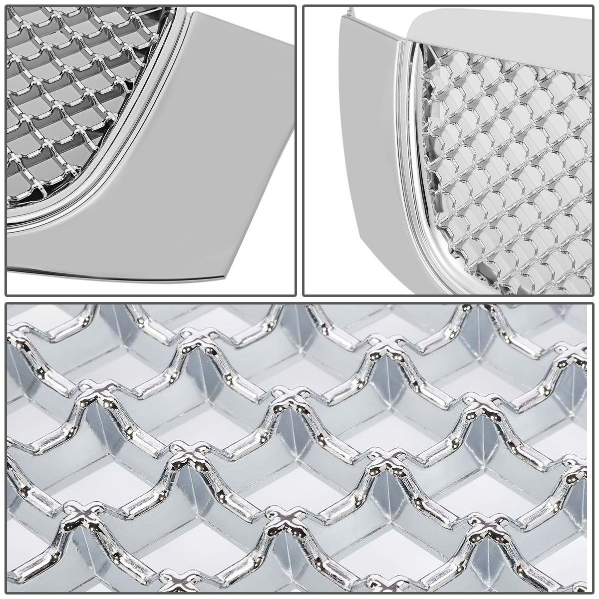 00-05 Cadillac DeVille Front Grille - Diamond Mesh - Chrome