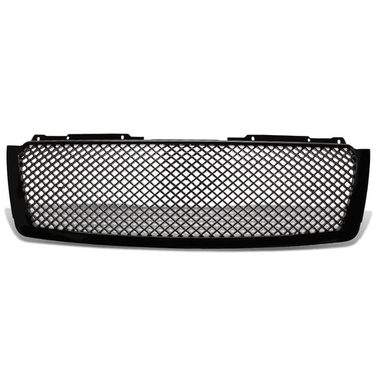 07-14 Chevy Tahoe Suburban 1500 2500 Front Grille - Badgeless Diamond Mesh - Black