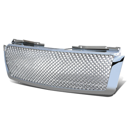 07-14 Chevy Tahoe Suburban 1500 2500 Front Grille - Badgeless Diamond Mesh - Chrome