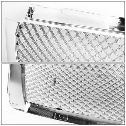 07-14 Chevy Tahoe Suburban 1500 2500 Front Grille - Badgeless Diamond Mesh - Chrome