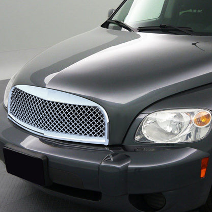 06-11 Chevy HHR Non SS Models Front Grille - Badgeless Diamond Mesh - Chrome