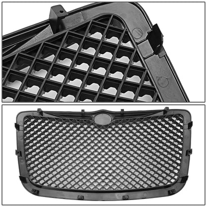 05-10 Chrysler 300 Front Grille - Diamond Mesh - Black