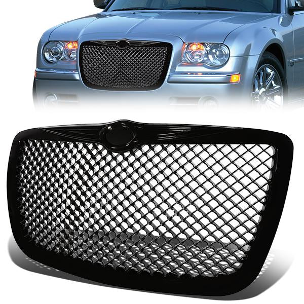 05-10 Chrysler 300 Front Grille - Diamond Mesh - Black