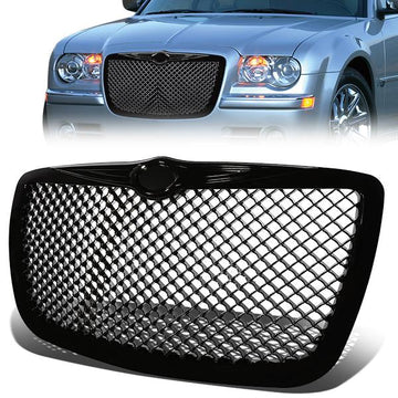 05-10 Chrysler 300 Front Grille - Diamond Mesh - Black