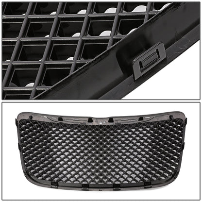 11-14 Chrysler 300 Front Grille - Diamond Mesh - Black