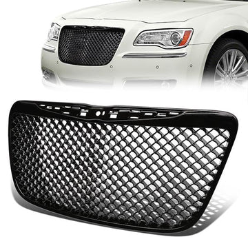 11-14 Chrysler 300 Front Grille - Diamond Mesh - Black