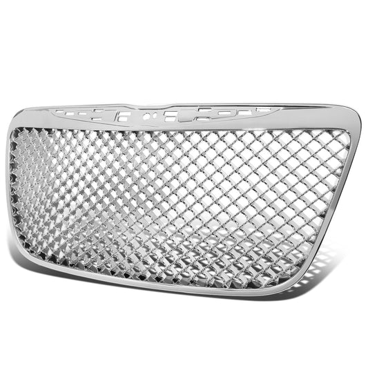 11-14 Chrysler 300 Front Grille - Diamond Mesh - Chrome