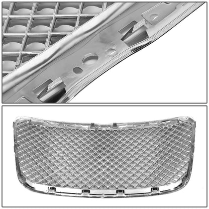 11-14 Chrysler 300 Front Grille - Diamond Mesh - Chrome