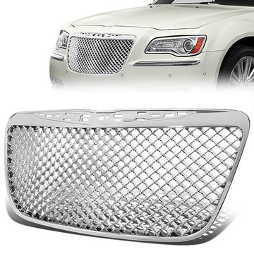 11-14 Chrysler 300 Front Grille - Diamond Mesh - Chrome