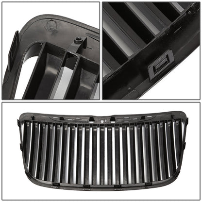 11-14 Chrysler 300 Front Grille - Vertical Fence Style - Black