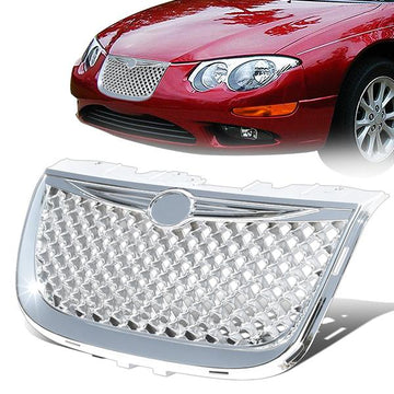 99-04 Chrysler 300M Front Grille - Diamond Mesh - Chrome