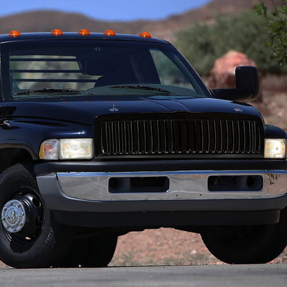 94-02 Dodge Ram 1500 2500 3500 Front Grille - Vertical Fence Style - Black