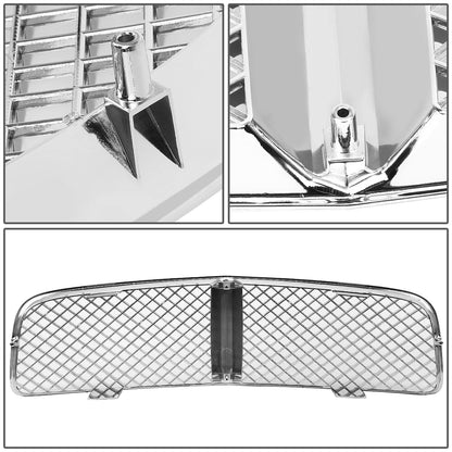 06-10 Dodge Charger Front Grille - Diamond Mesh - Chrome