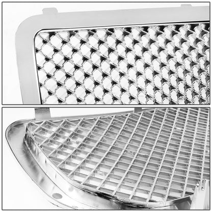 05-08 Dodge Magnum LX Front Grille - Badgeless Diamond Mesh - Chrome