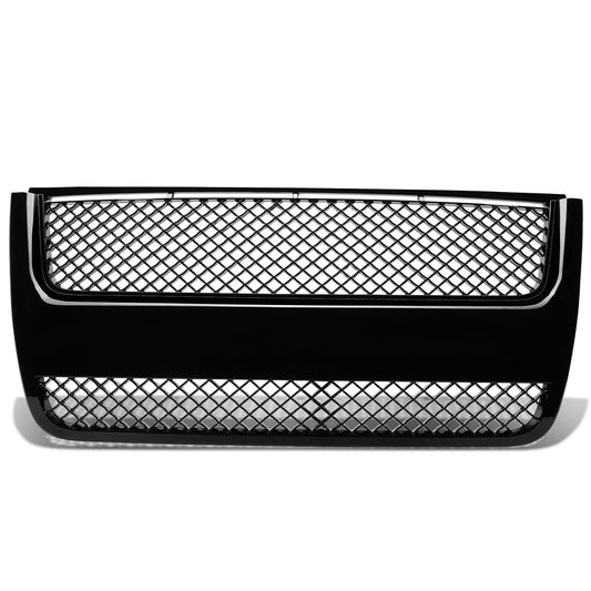 07-10 Ford Explorer Sport Trac Front Grille - Badgeless Diamond Mesh - Black