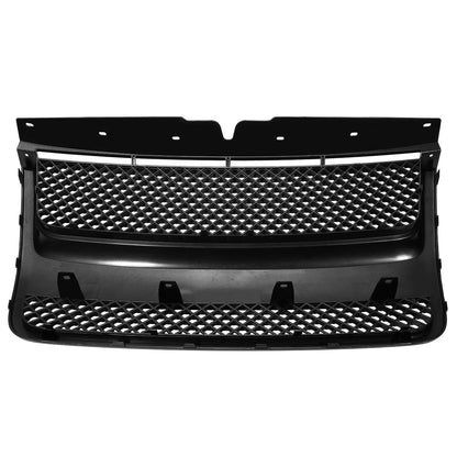 07-10 Ford Explorer Sport Trac Front Grille - Badgeless Diamond Mesh - Black