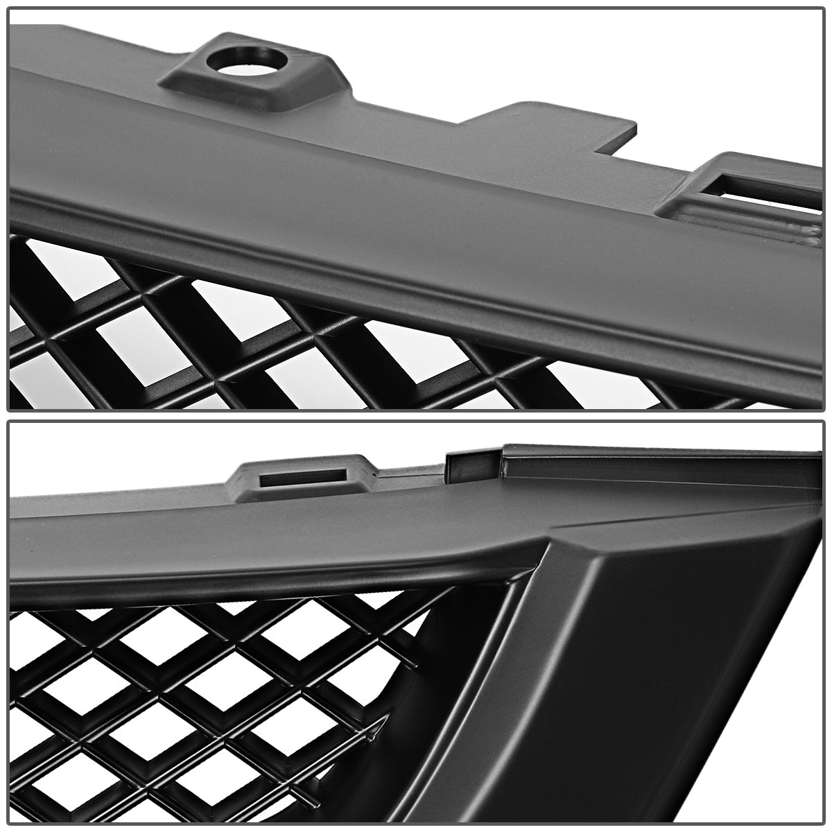 03-05 Honda Accord Sedan JDM/EUROPE Front Grille - Diamond Mesh - Black