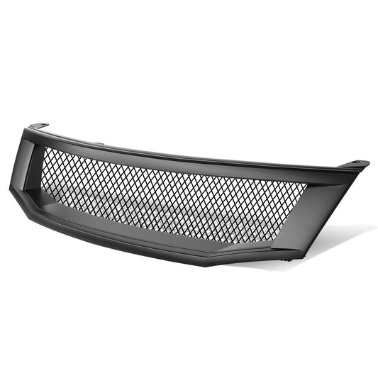 08-10 Honda Accord Sedan Front Grille - Badgeless Diamond Mesh - Black
