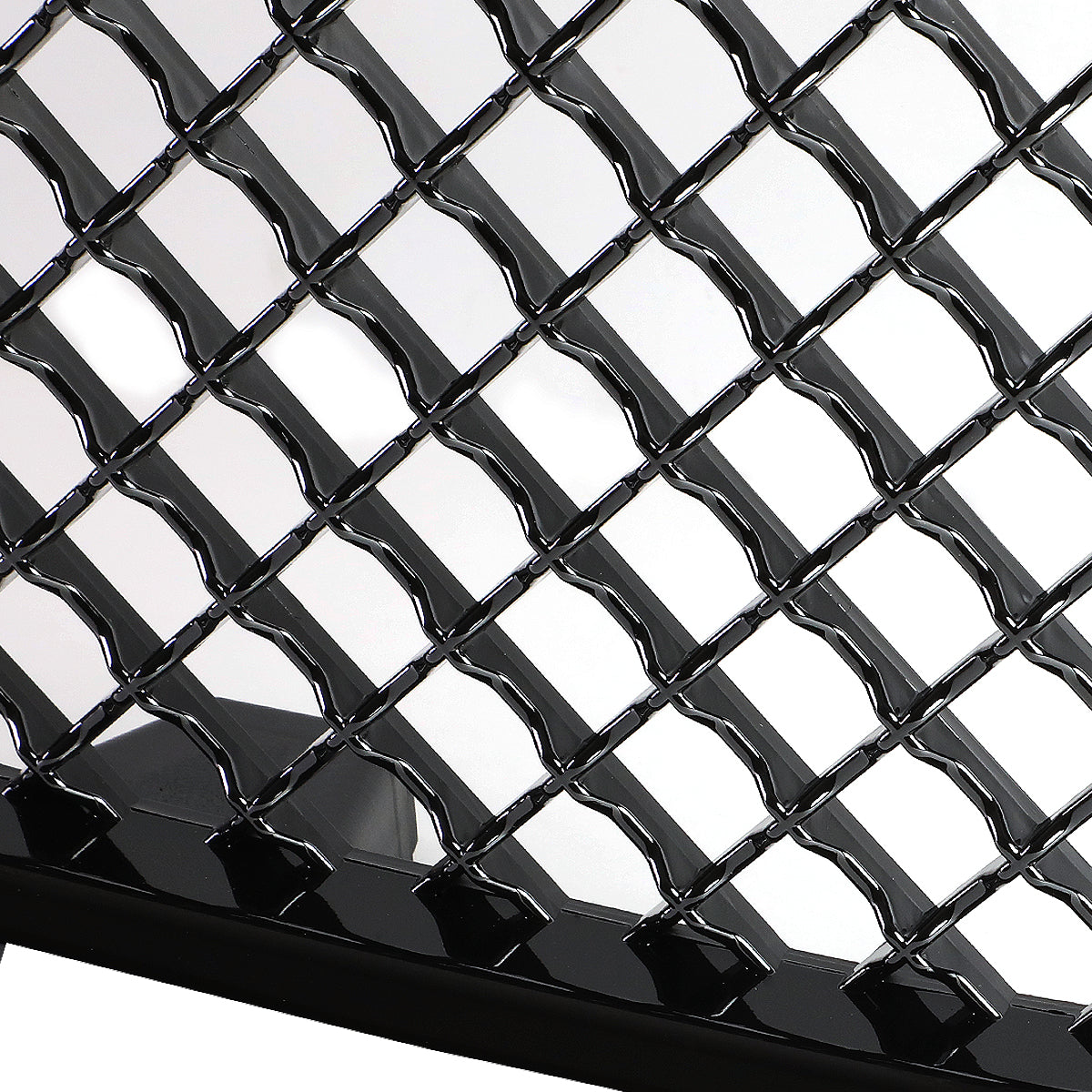 07-13 Chevy Silverado 1500 Front Grille - Badgeless Polished Black