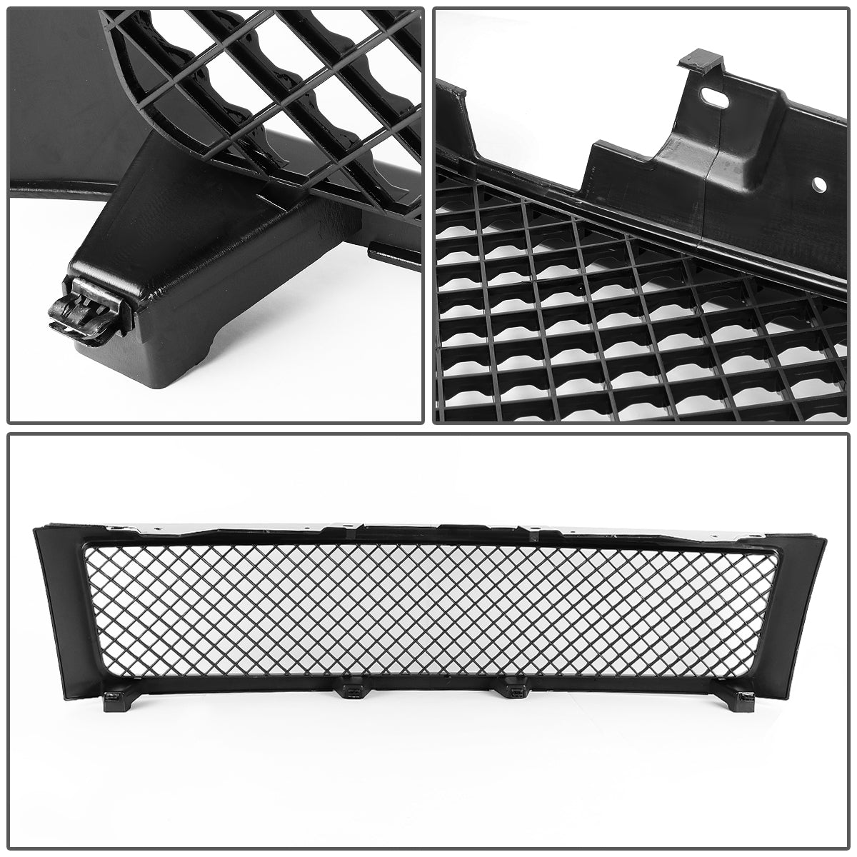 07-13 Chevy Silverado 1500 Front Grille - Badgeless Polished Black