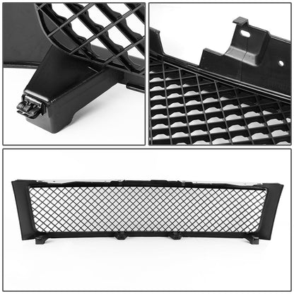 07-13 Chevy Silverado 1500 Front Grille - Badgeless Polished Black
