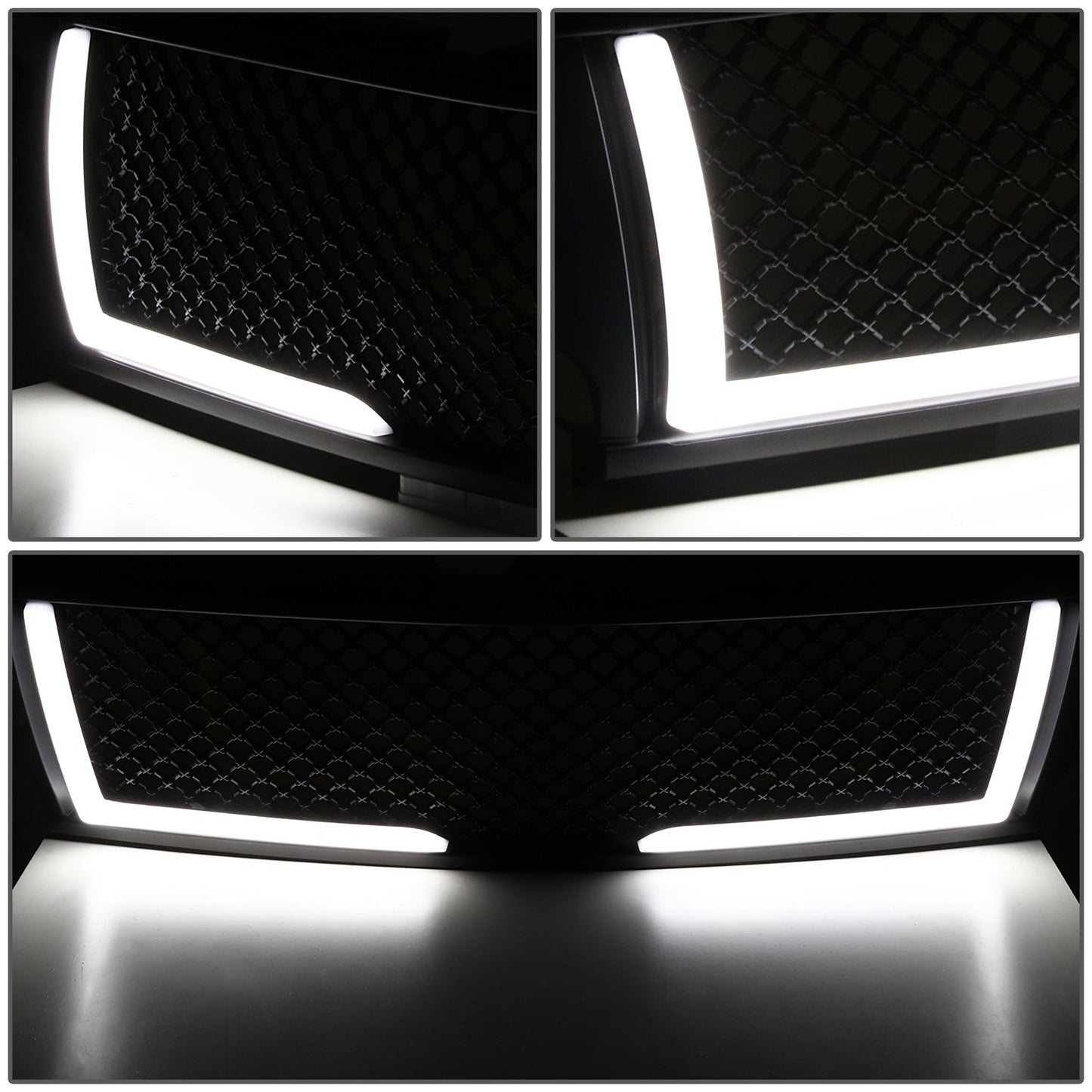 99-02 Chevy Silverado 00-06 Suburban Tahoe LED DRL Front Grille - Honeycomb Mesh