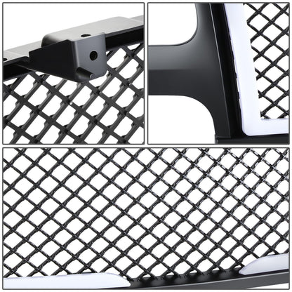 99-02 Chevy Silverado 00-06 Suburban Tahoe LED DRL Front Grille - Honeycomb Mesh