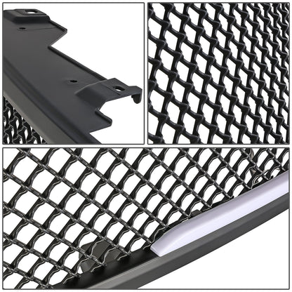 07-13 Chevy Silverado 1500 LED DRL Front Grille - Diamond Mesh