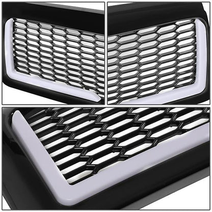 94-01 Dodge Ram 1500 94-02 2500 3500 LED DRL Front Grille - Honeycomb Mesh