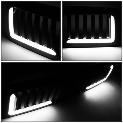 94-01 Dodge Ram 1500 94-02 Ram 2500 3500 LED DRL Front Grille - Vertical Fence Style