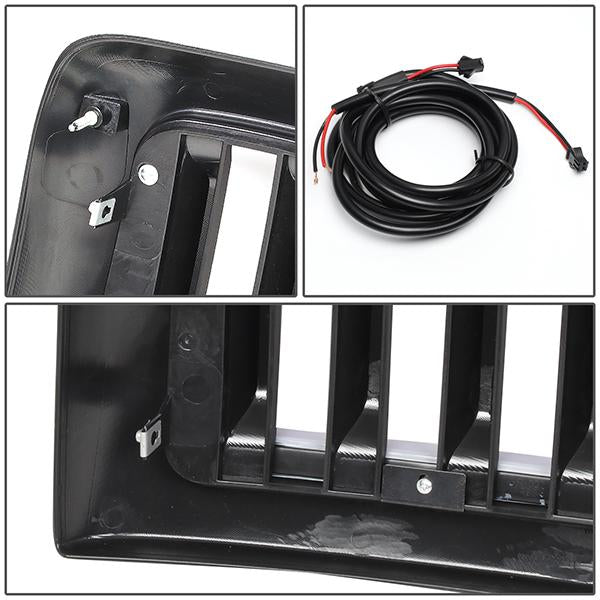 94-01 Dodge Ram 1500 94-02 Ram 2500 3500 LED DRL Front Grille - Vertical Fence Style