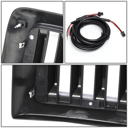 94-01 Dodge Ram 1500 94-02 Ram 2500 3500 LED DRL Front Grille - Vertical Fence Style