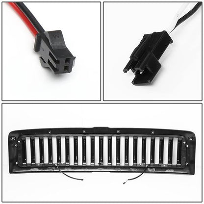 94-01 Dodge Ram 1500 94-02 Ram 2500 3500 LED DRL Front Grille - Vertical Fence Style