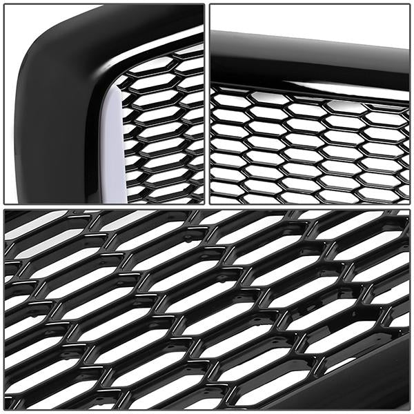 02-05 Dodge Ram 1500 2500 3500 LED DRL Front Grille - Honeycomb Mesh