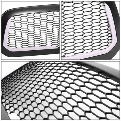 13-19 Ram Truck 1500 & Classic LED DRL Front Grille - Honeycomb Mesh - Matte Black