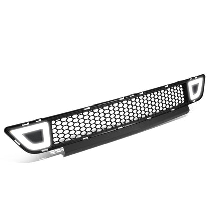 15-17 Ford Mustang Base/Ecoboost/GT LED DRL Front Lower Bumper Grille - Honeycomb Mesh