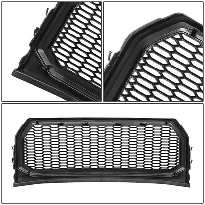 15-17 Ford F150 Front Grille - Badgeless Honeycomb Mesh - Black