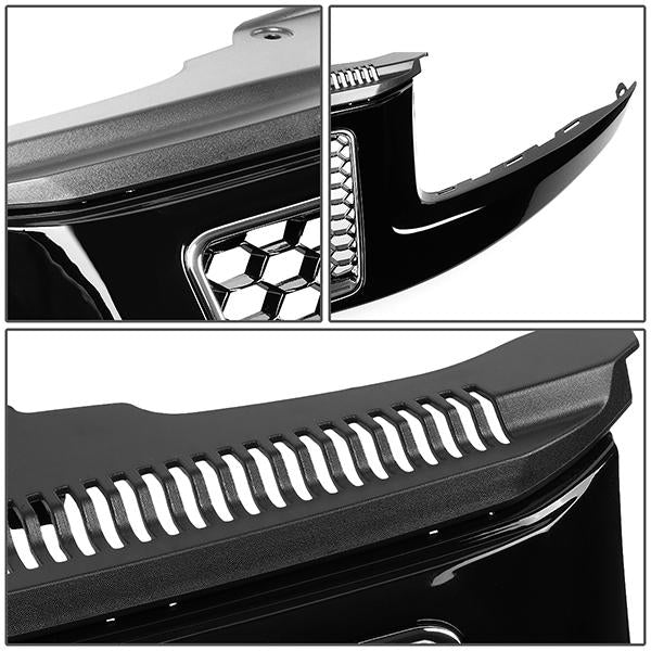 14-16 Jeep Grand Cherokee Front Grille - Honeycomb Mesh Style - Black
