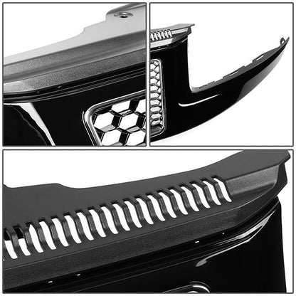 14-16 Jeep Grand Cherokee Front Grille - Honeycomb Mesh Style - Black