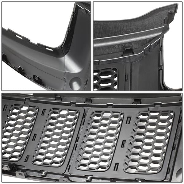 14-16 Jeep Grand Cherokee Front Grille - Honeycomb Mesh Style - Black